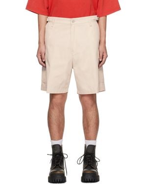 Vetements Twill Cargo Shorts - Natural