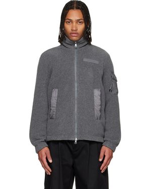 Moncler Zip Up Jacket - Grey