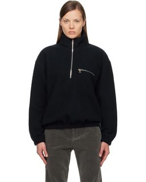 Rier Ssense Exclusive Fleece Jacket - Black