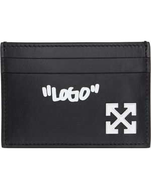 Off-White c/o Virgil Abloh Jitney Quote Card Holder - Black