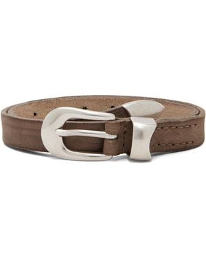 Our Legacy Taupe 2 Cm Belt - Brown