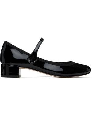 Repetto Rose Mary Jane Heels - Black