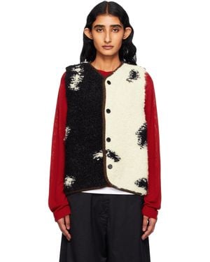 Cordera Waistcoat Cardigan - Black