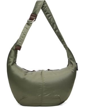 Comme des Garçons Sac Double Tweel Kaki En Coton Et Nylon - Métallisé