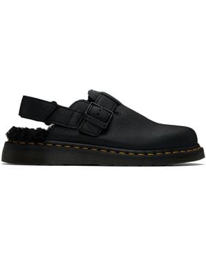 Dr. Martens Jorge Ii Faux-Fur Lined Mules - Black