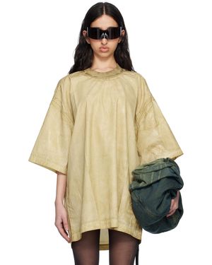 Rick Owens ベージュ Hollywood Tommy Tシャツ - ナチュラル