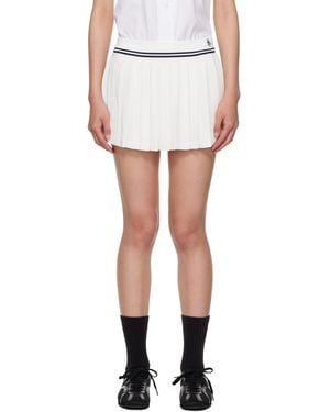 Sporty & Rich 'Src' Logo Abigail Miniskirt - Black