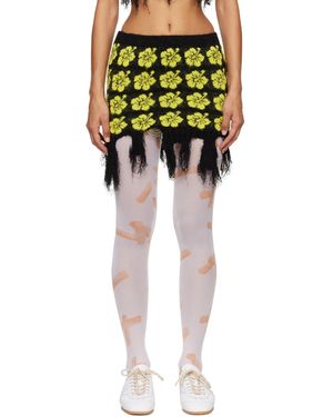Ashley Williams Ganguro Floral Miniskirt - Yellow