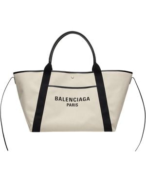 Balenciaga Off- Biarritz Large Tote - Natural