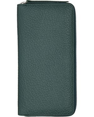 Maison Margiela Four Stitches Zip-Around Wallet - Green