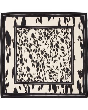 Anine Bing Off- York Scarf - Black