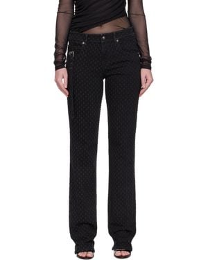 Versace Jeans Couture Slim Fit Jeans - Black