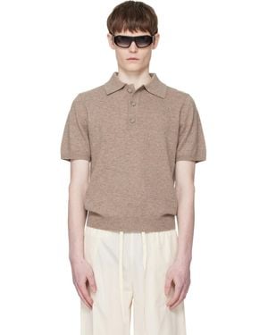 Entire studios Short Sleeve Knit Polo - Multicolour