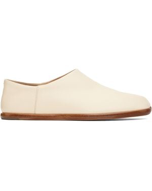 Maison Margiela オフホワイト Tabi バブーシュ シューズ - ブラック