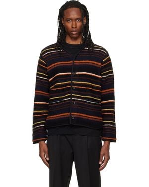 Sacai Mix Knit Cardigan - Black