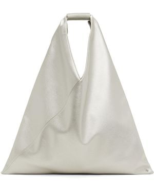 MM6 by Maison Margiela Classic Faux-Leather Tote - Grey