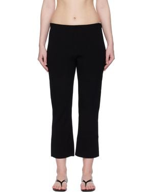 Amomento Knit Capri Leggings - Black