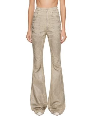 Rick Owens Concordians Bolan Bootcut Jeans - Natural
