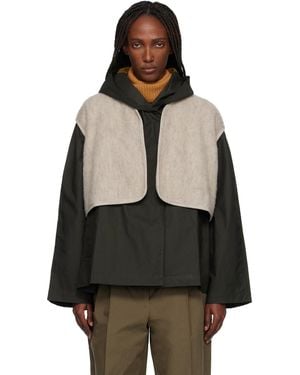 Baserange Taupe Capas Vest - Black