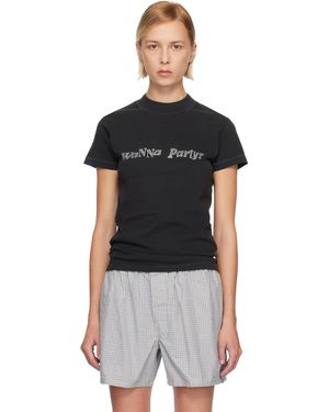ERL 'Wanna Party' T-Shirt - Black