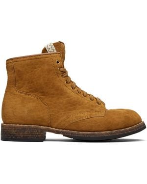 Visvim タン Brigadier Mid-Folk ブーツ - ブラウン