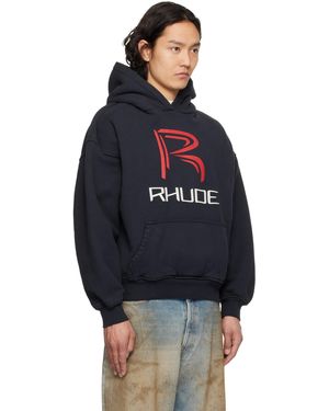 メンズ Rhude St. ジップフーディ ブラック | Lyst
