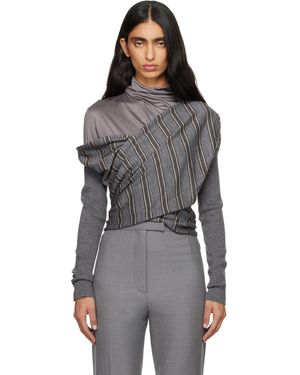 Dries Van Noten Wrap Jumper - Black