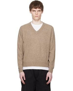 Entire studios Knit V Neck Jumper - Black