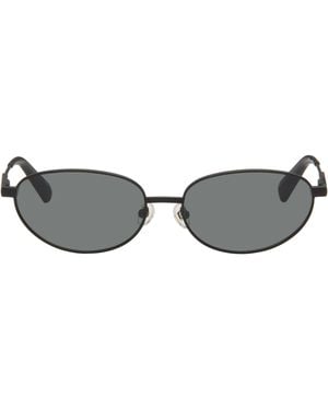 Jacquemus Linda Farrow Edition 'The Alba' Sunglasses - Gray