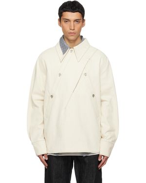 NULLUS Overall Selvedge Denim Shirt - Natural