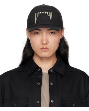 Rick Owens ブラック Hollywood ベースボールキャップ