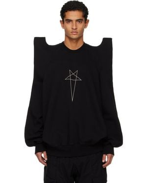 Rick Owens Concordians Tecsweat Sweatshirt - Black