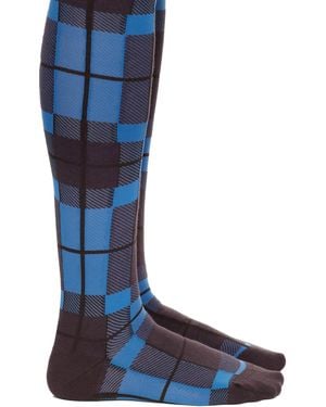 Vivienne Westwood Over The Knee Socks - Blue