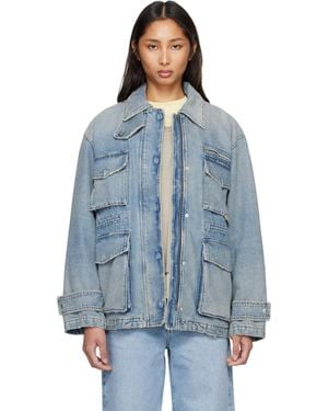 Agolde Aubrey Denim Jacket - Blue
