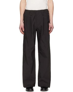Homme Plissé Issey Miyake Quarry Trousers - Black