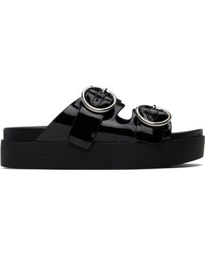 Rag & Bone Geo Platform Sandals - Black