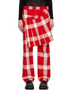 Charles Jeffrey Skouser Trousers - Red