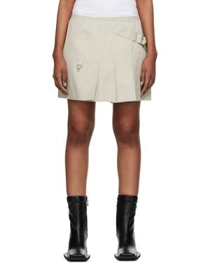 Eytys Off-white Clove Miniskirt - Multicolour