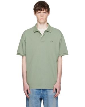 Lacoste Loose Fit Heavy Piqué Polo - Green