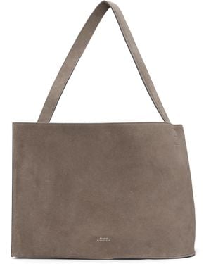Studio Nicholson Doublet Suede Carryall Tote - Brown