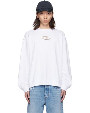 DIESEL ホワイト S-boxt-od スウェットシャツ