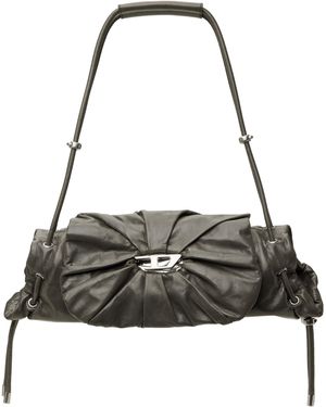 DIESEL Scrunch-D Shoulder S Bag - Black