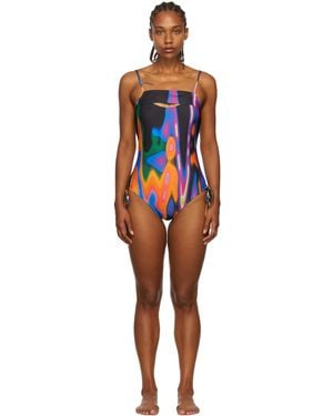 BARRAGÁN Ssense Exclusive Peeka One-Piece Swimsuit - Black