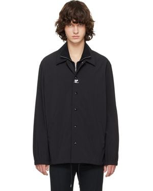 Courreges Printed Coach Jacket - Black