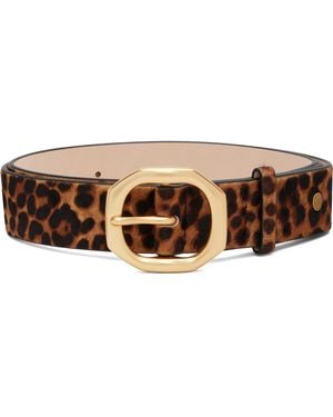 Rag & Bone Audrey Calf Hair Belt - Brown