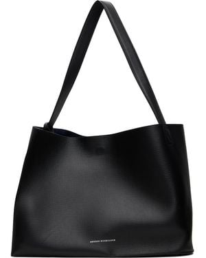 Studio Nicholson Doublet Leather Tote - Black