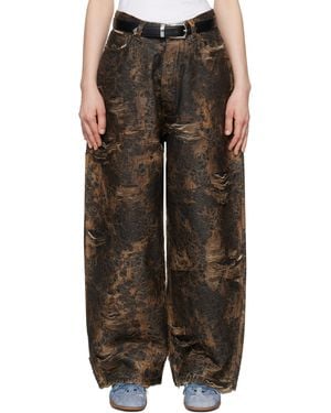 Acne Studios Super Baggy Fit 2023F Jeans - Brown
