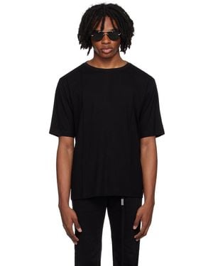 Peter Do Creased T-Shirt - Black