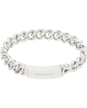 Ferragamo Curb Chain Bracelet - Metallic