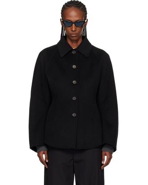 Rohe Double-Faced Sculptural Jacket - Black